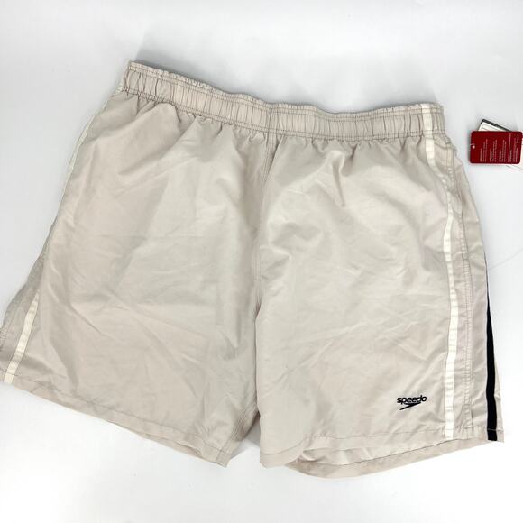 Speedo Mens Swim Trunks Oatmeal Mesh Liner Size XXL NEW - Picture 9 of 9